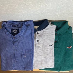 Bundle of 3 Hollister Men's Shirts - Size XS